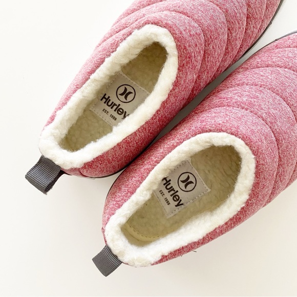 NWOT Hurley Ladies' Puff Clog Cozy Camp Mule Slip On Sneaker Ladies Shoe size 6 - Picture 4 of 8